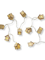 Tag *Wooden Houses LED Light String-Design