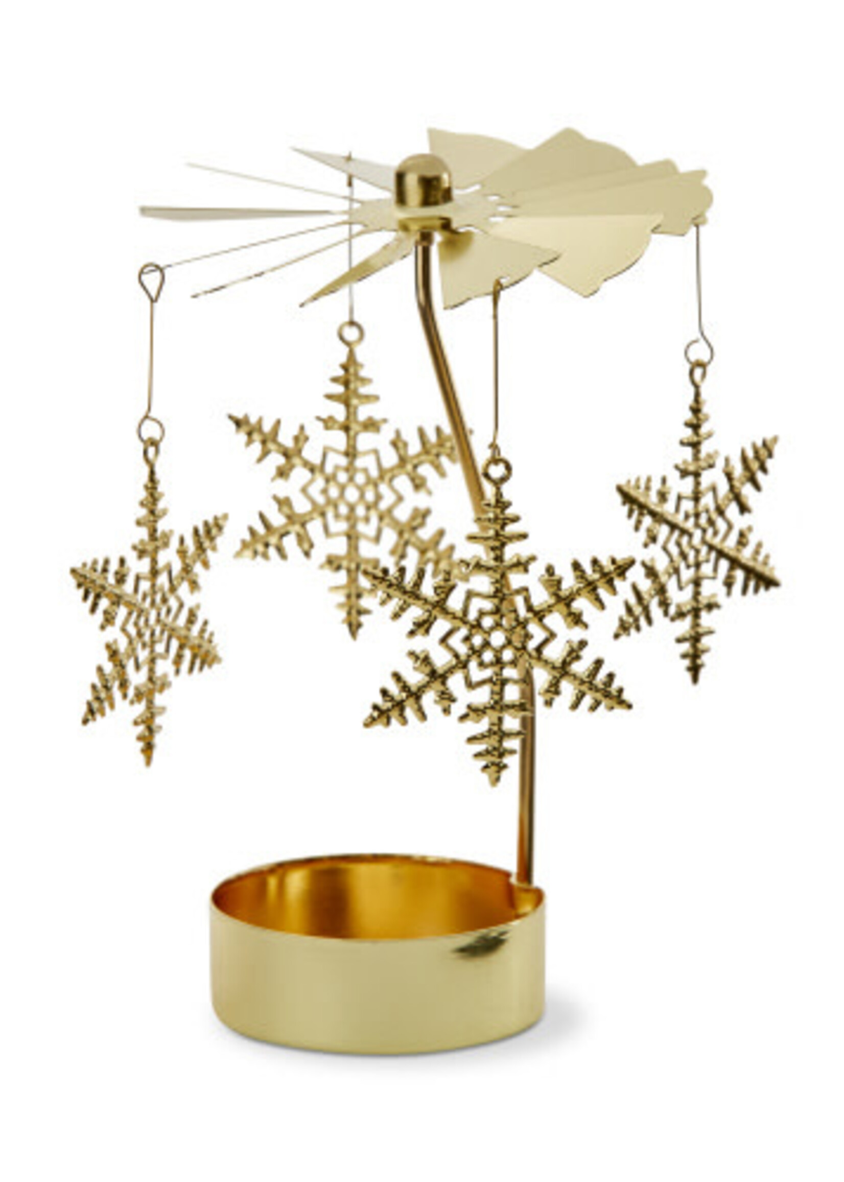 Tag *Snowflake Carousel Tealite Holder-Design