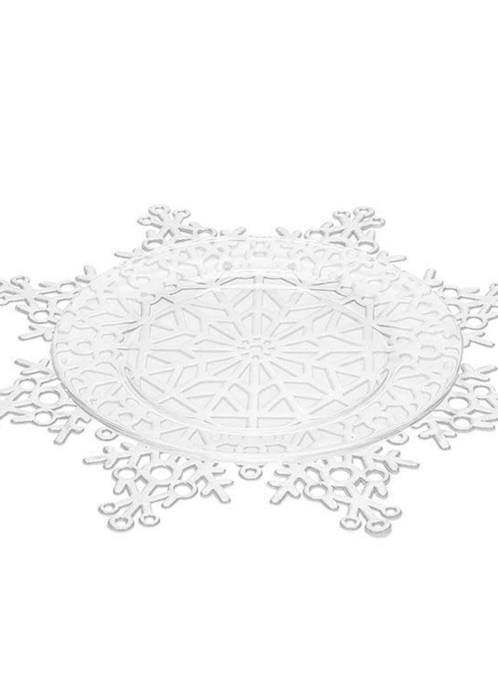 Abbott *Silver Snowflake Placemat-Abbott