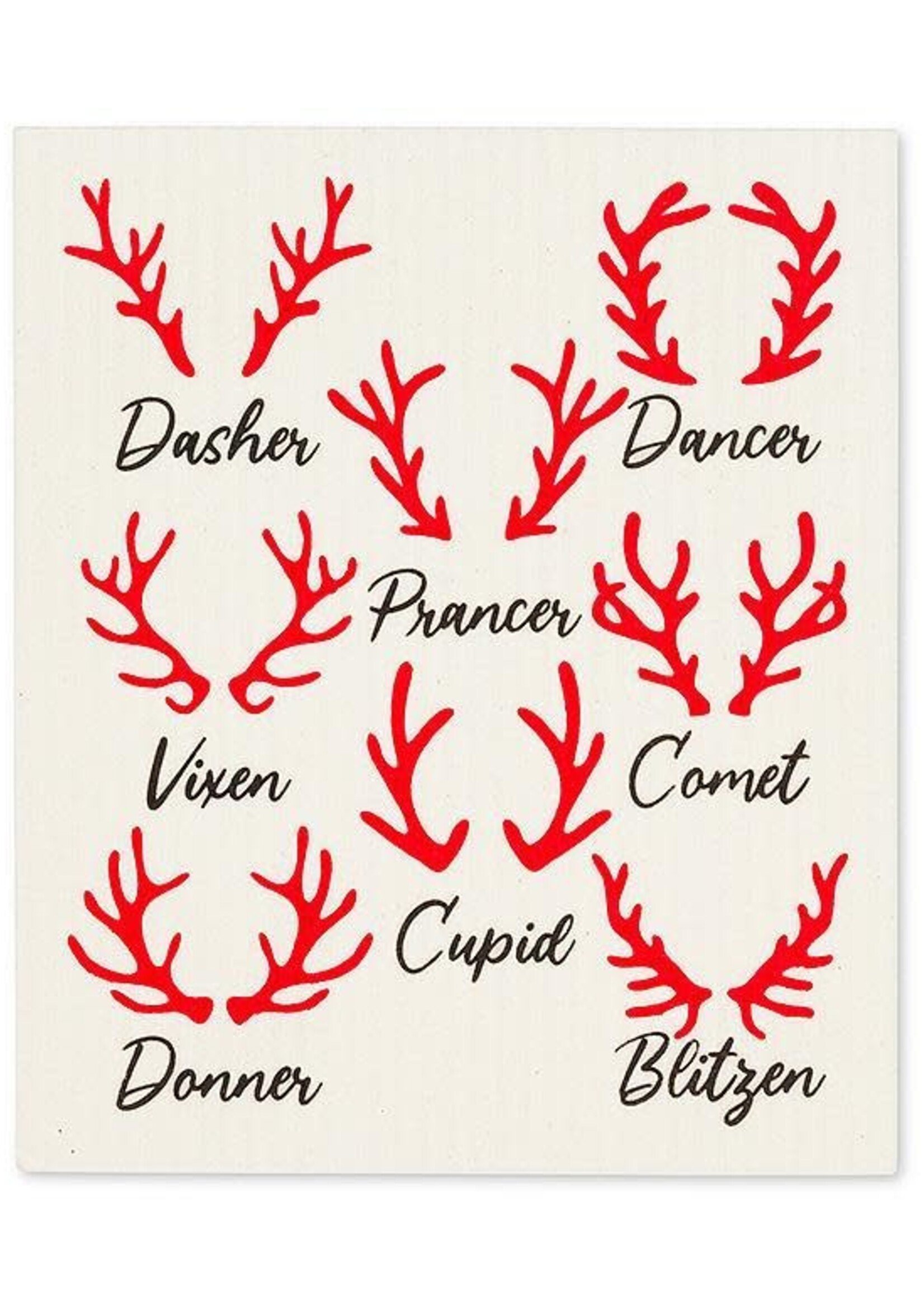 Abbott *Reindeer Names Swedish Cloth-Abbott