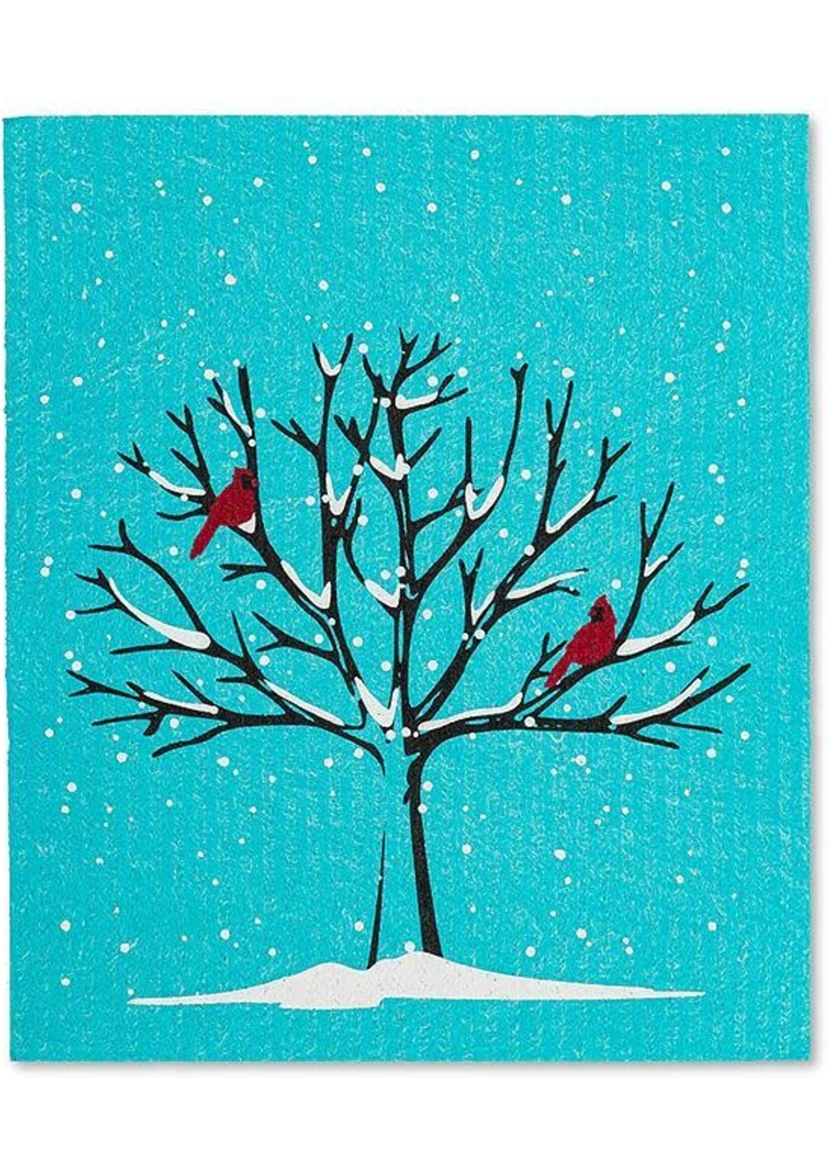 Abbott *Turquoise Cardinal in Tree Swedish Cloth-Abbott