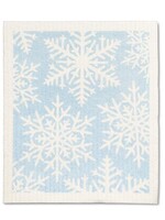 Abbott *Light Blue w/White Snowflakes Swedish Cloth-Abbott*