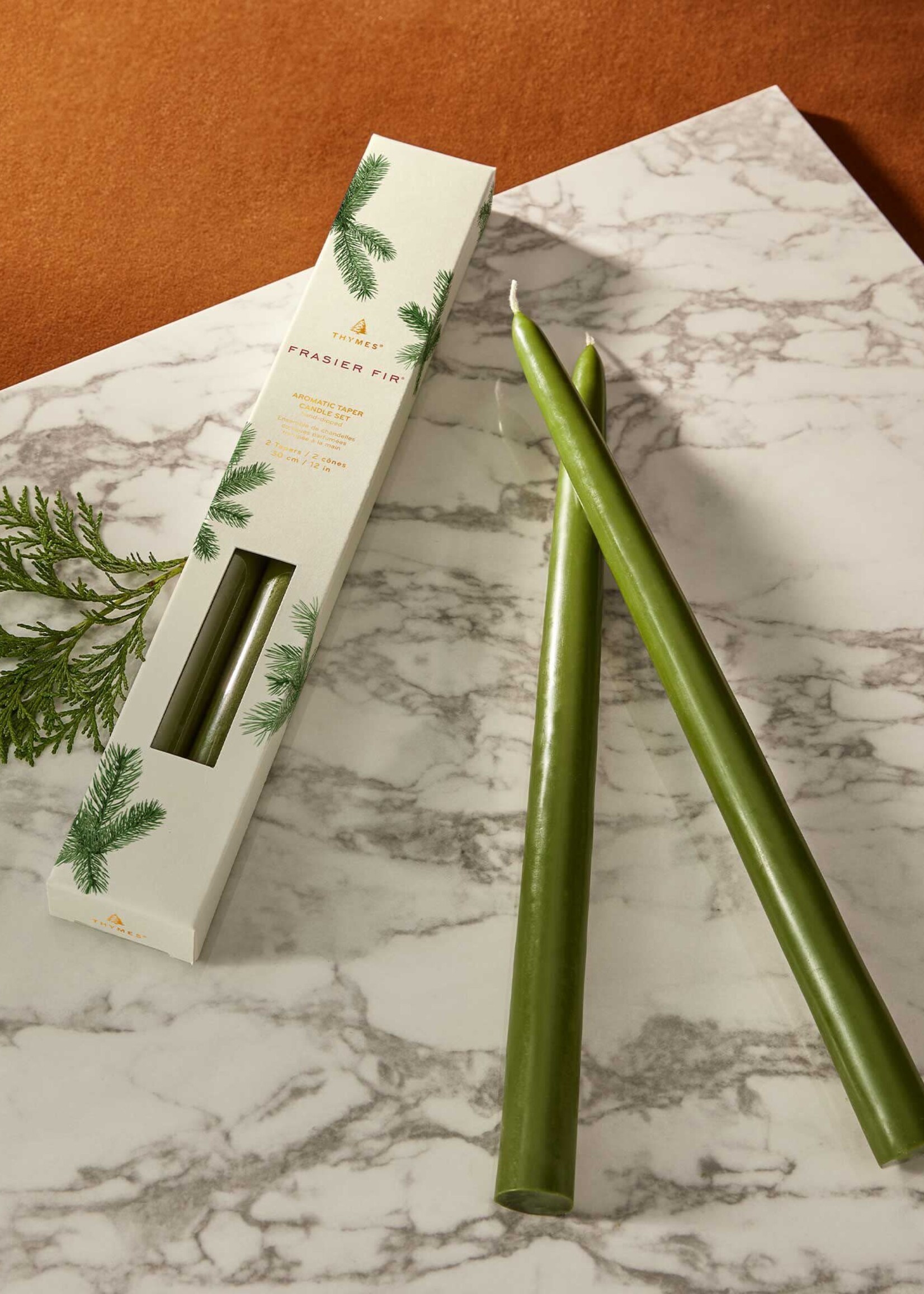 Thymes *pr 12" Frasier Fir Tapers-Design