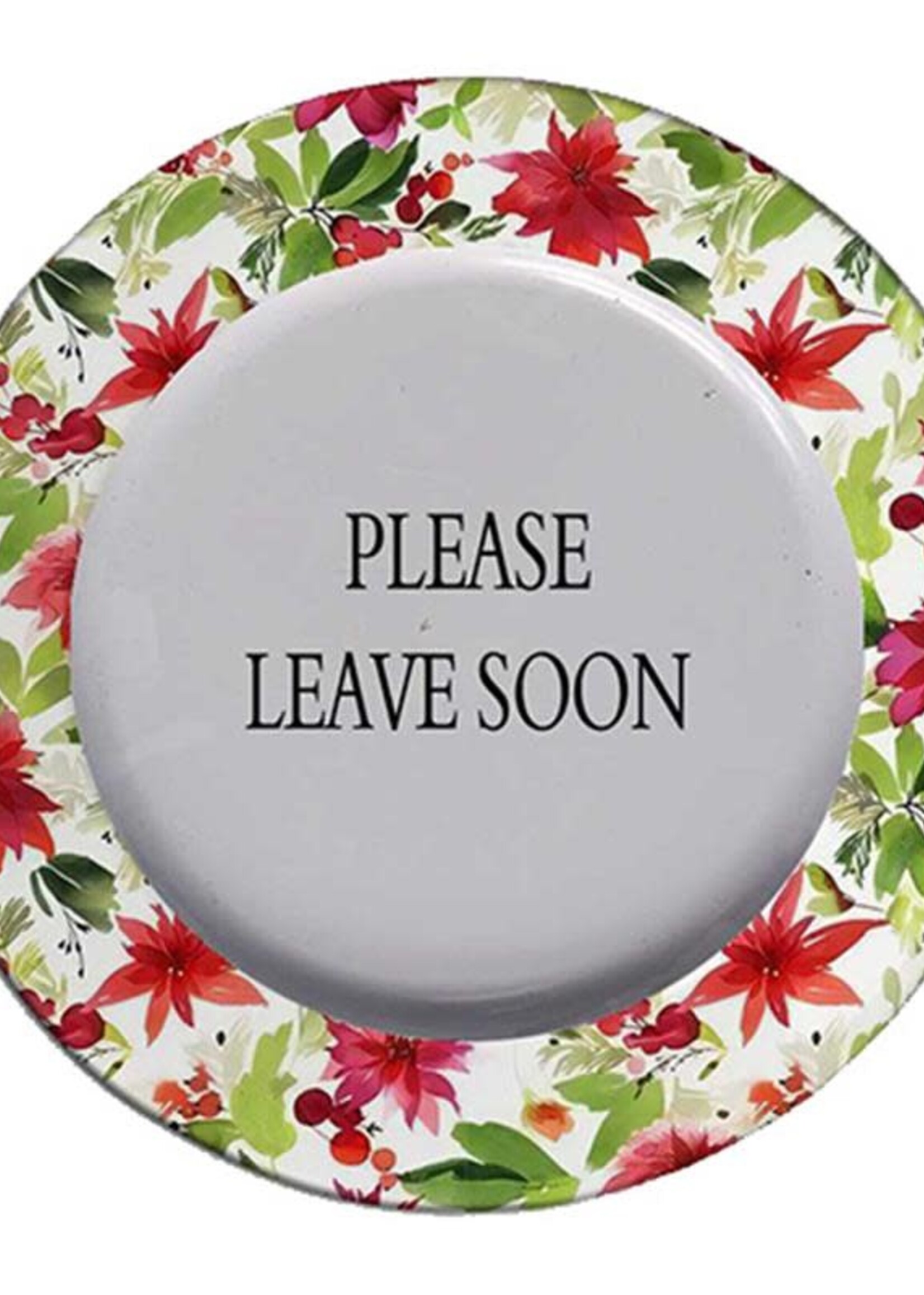 Koppers *13" Leave Soon Enamel Serving Plate-Koppers