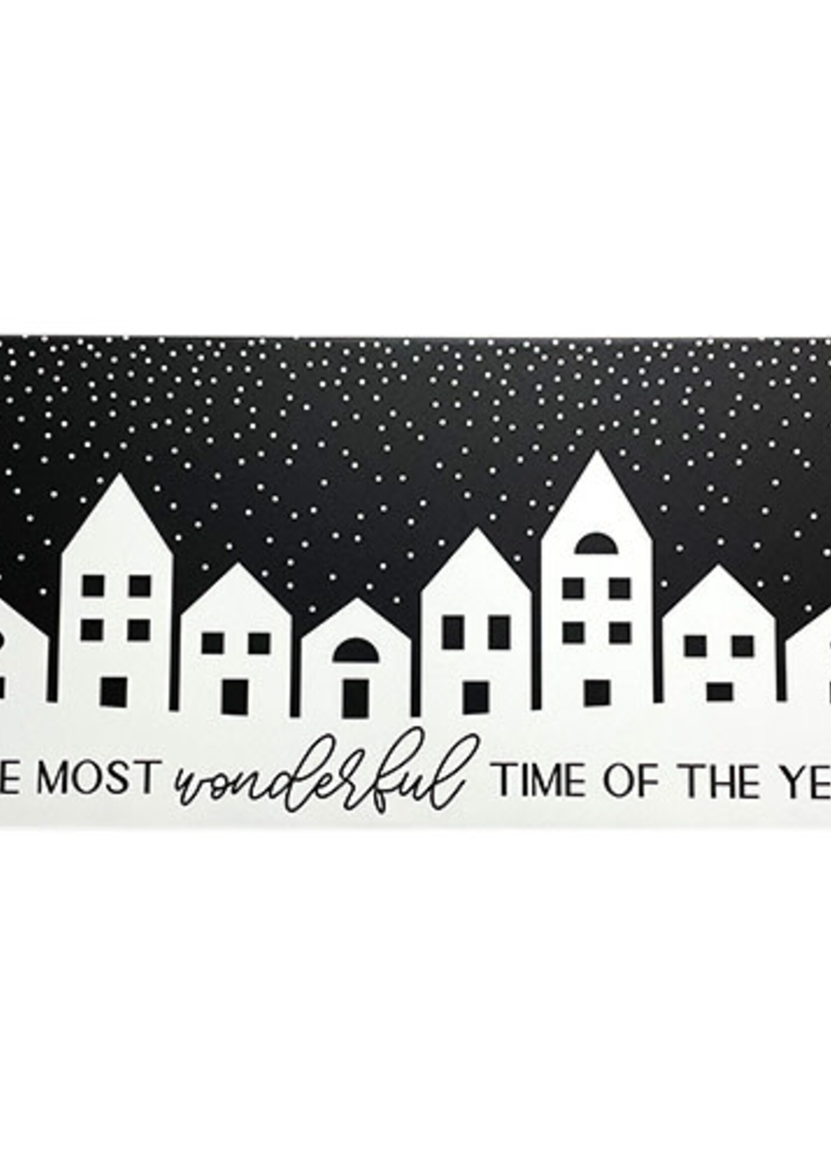 Koppers *12x24" Black/White Wonderful Time Print-Koppers