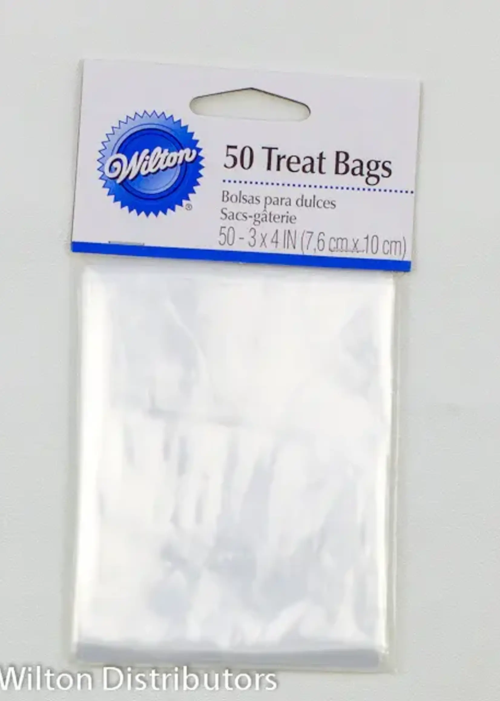Wilton *50pk Clear Party Bags w/Ties-Wilton
