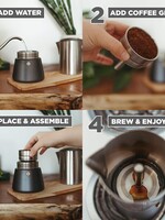 Grosche *10c s/s Brushed Milano Espresso Maker-Grosche