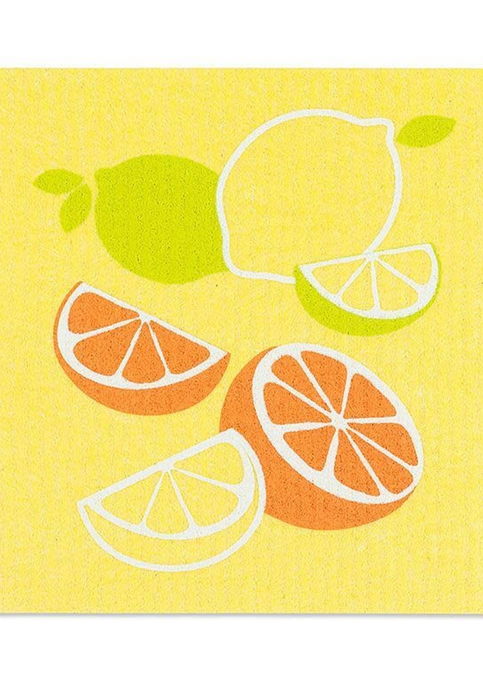 Swedish Cloth *Yellow w/Citrus Fruit Swedish Cloth-Abbott