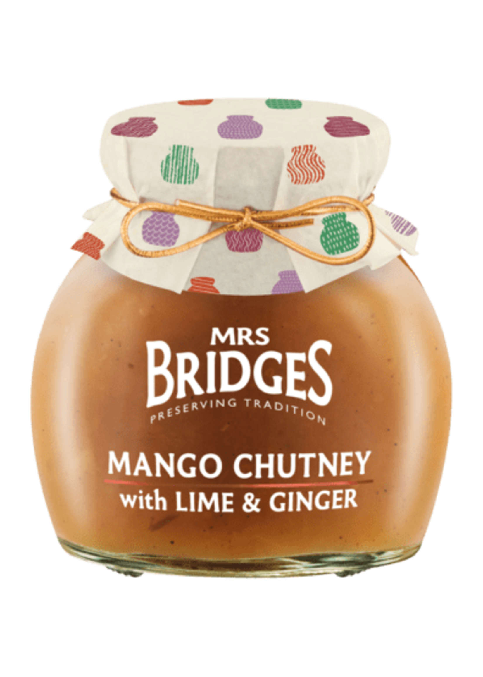 Mrs. Bridges *290g Mango/Lime/Ginger Chutney-Edoko
