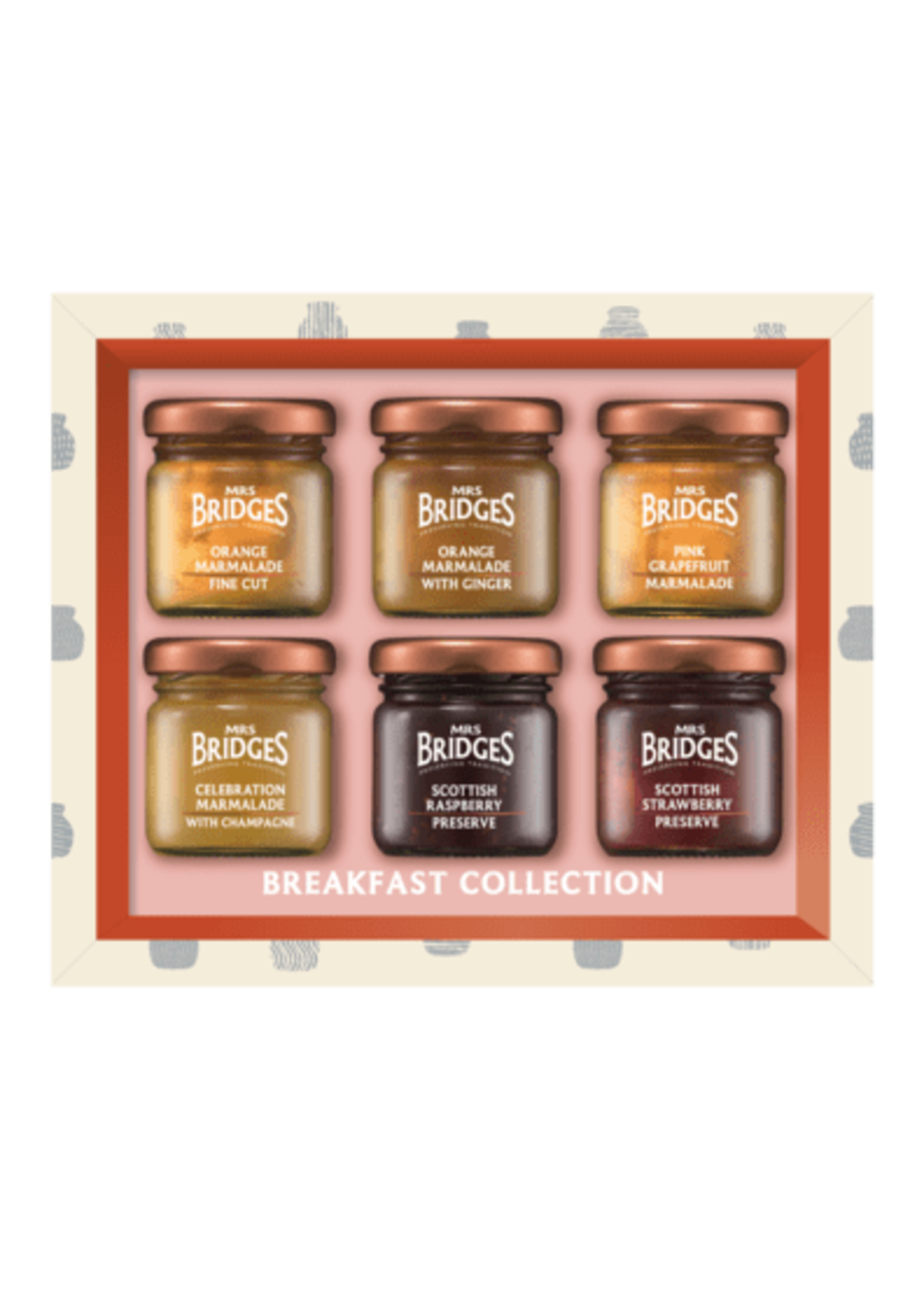 Mrs. Bridges *452g Breakfast Selection Jams Gift Box-Edoko
