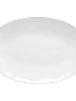 David Shaw Tableware *18" White Oval Livia Platter-David Shaw