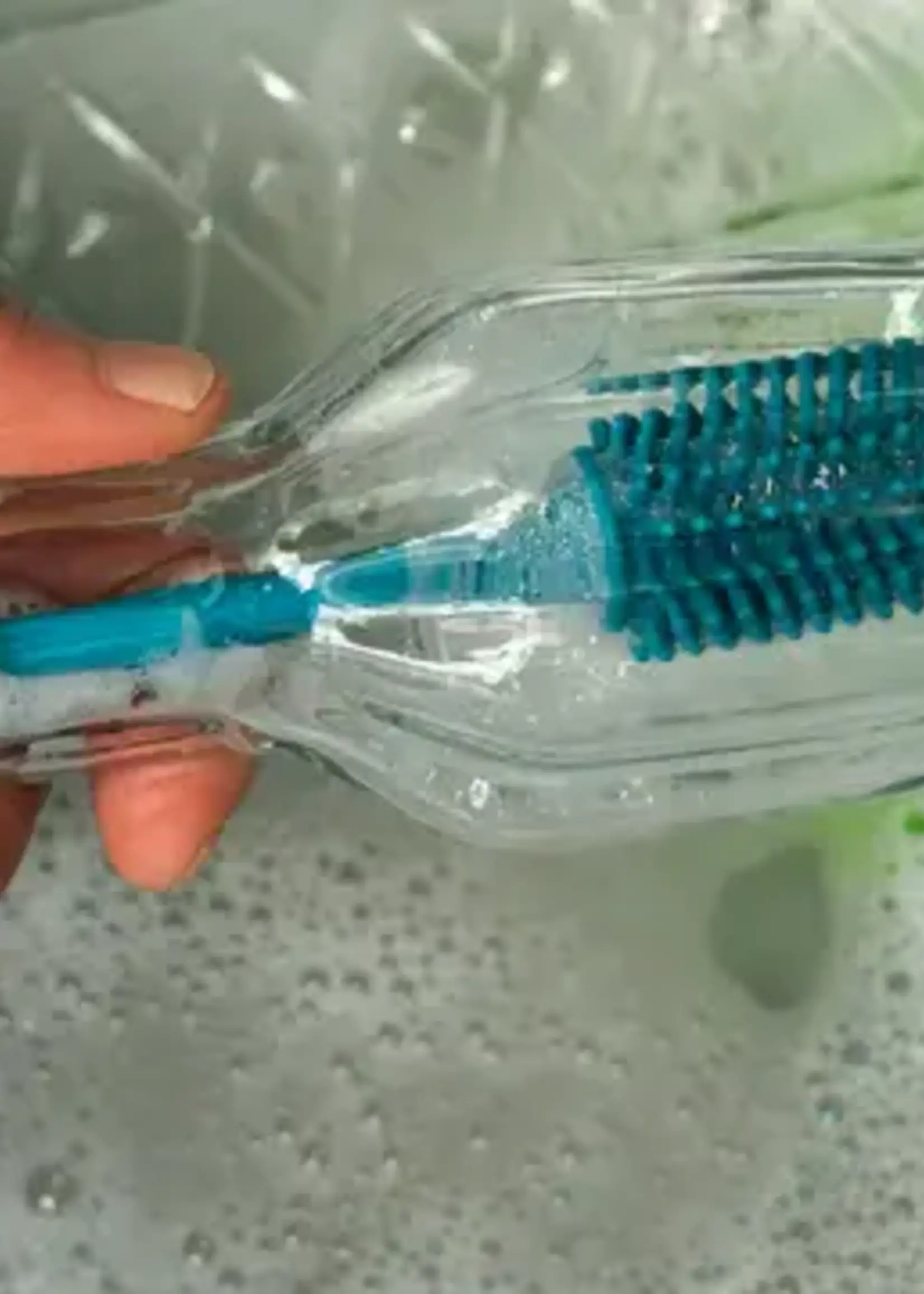 RSVP *Turquoise Silicone Bottle Brush-RSVP