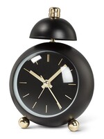 Abbott *Blk Ball Alarm Clock w/Bell-Abbott
