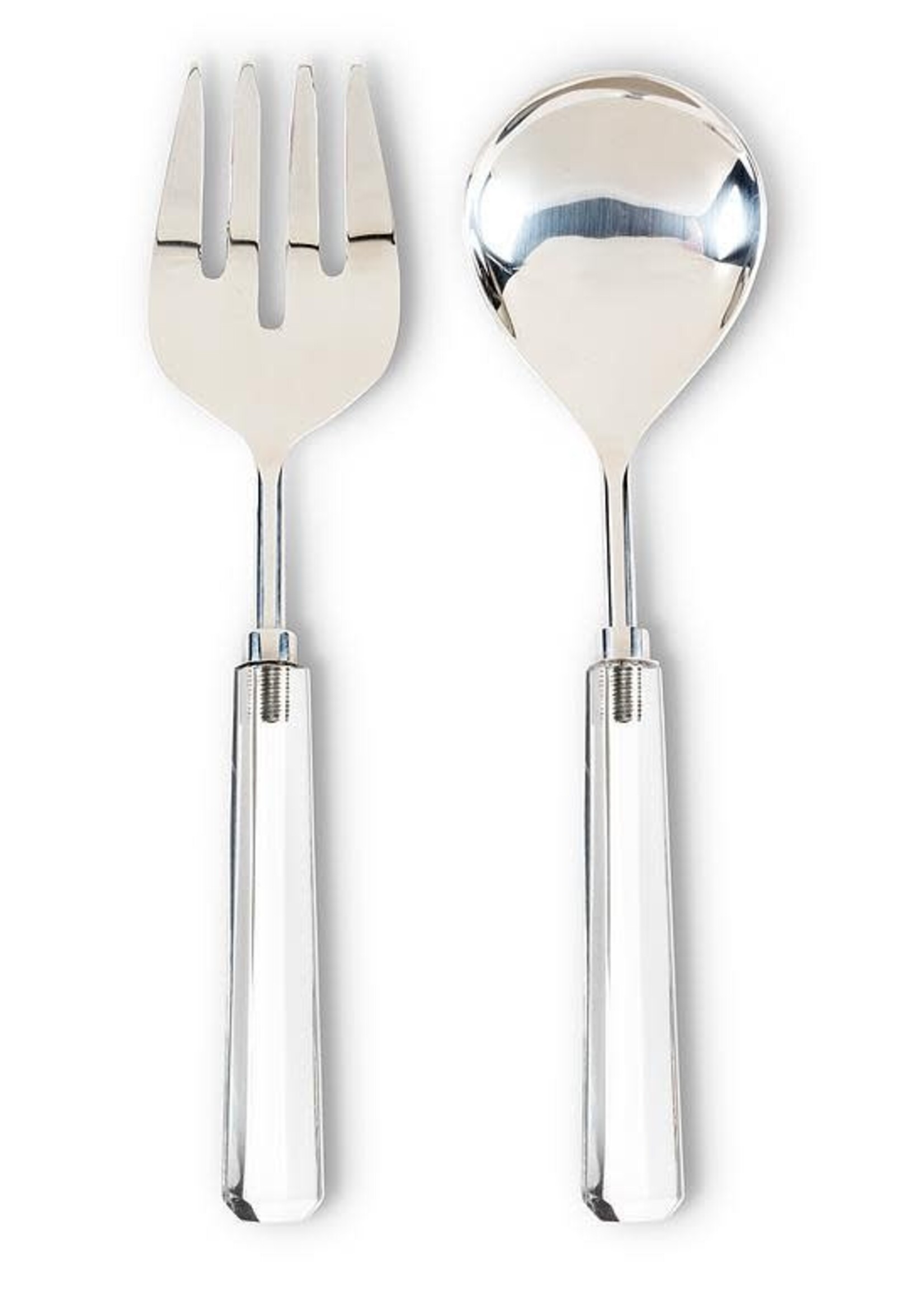 Abbott *Crystal Look Salad Servers-Abbott