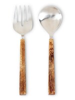 Abbott *Mangowood Handle Salad Servers-Abbott