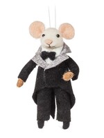 Abbott *Mouse Groom Ornament-Abbott