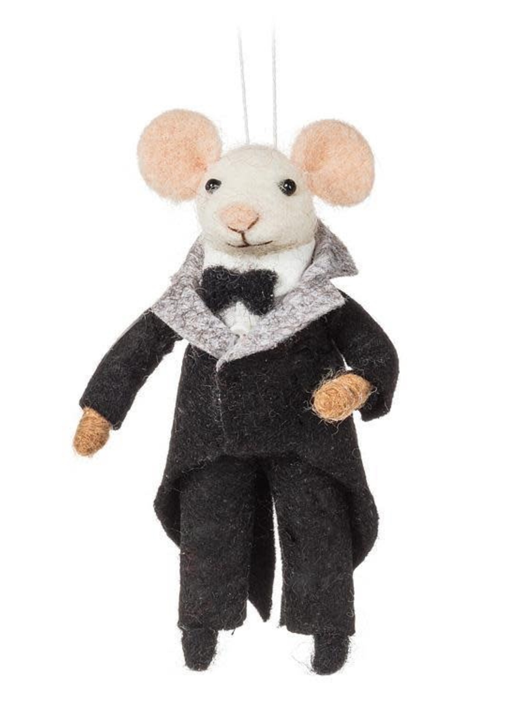 Abbott *Mouse Groom Ornament-Abbott