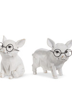Raz *5" Pig w/Glasses-Desing
