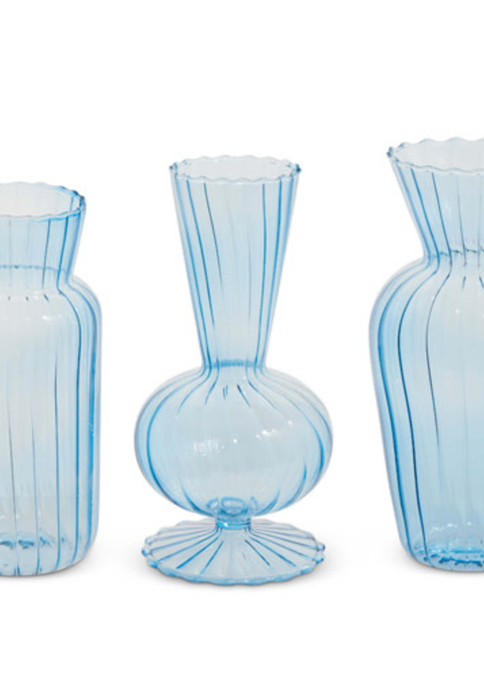 Raz *s/3 6" Blue Vase-Design
