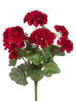 Raz *27" Red Geranium Bush-Design