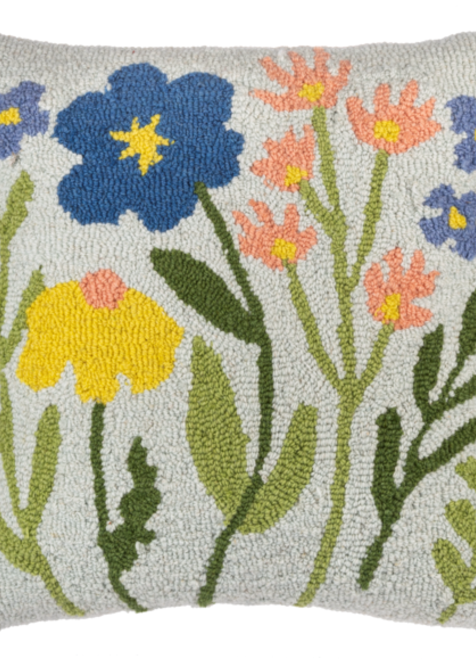 Ganz *Floral Hooked Pillow-Ganz