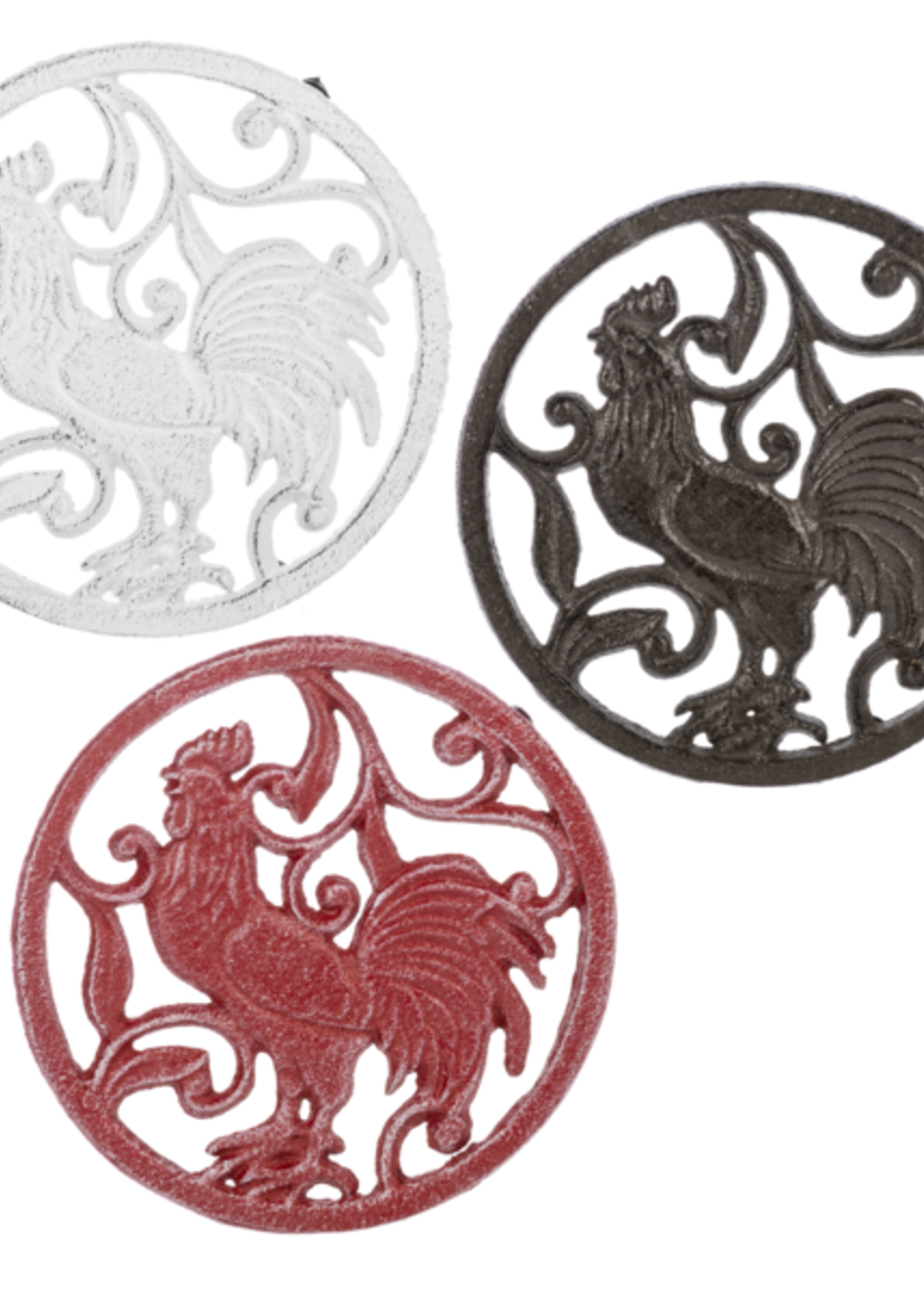 Ganz *Asstd Rooster Trivet-Ganz