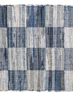 Ganz *2x3' Denim Check Chindi Rug-Ganz
