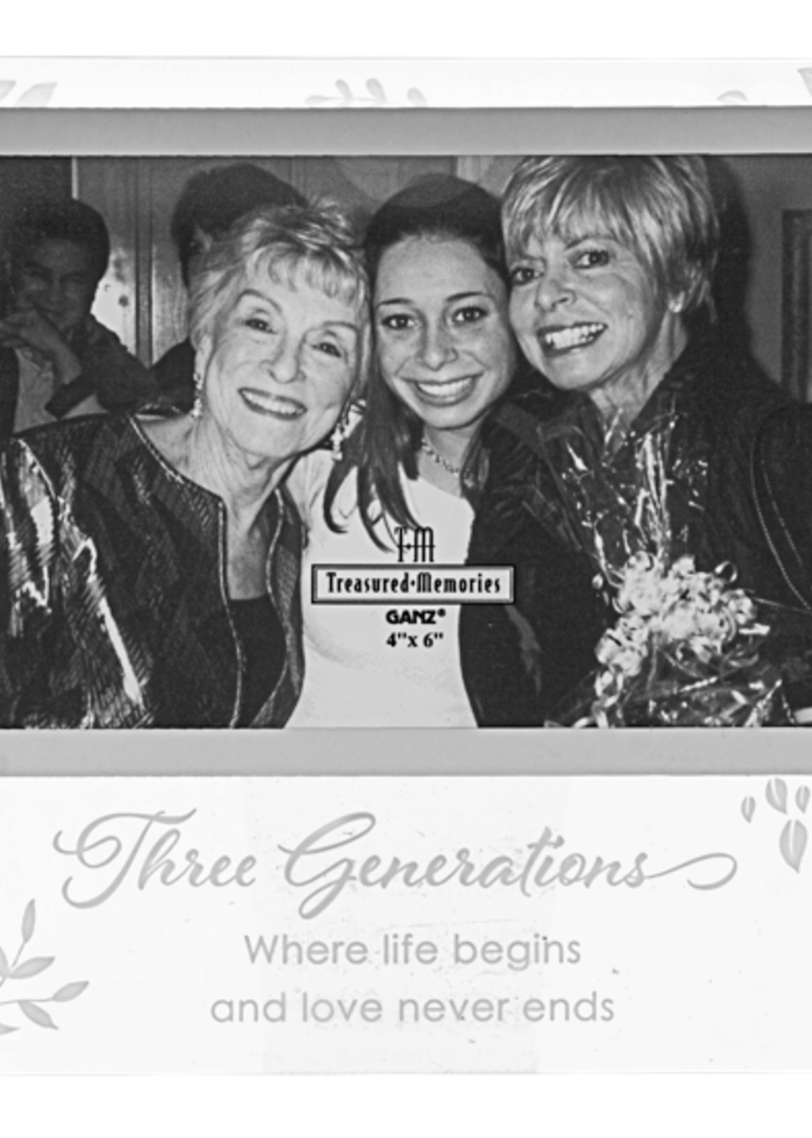 Ganz *4x6" Three Generations Photo Frame-Ganz