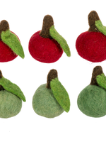 Ganz *Asstd Wool Mini Apples-Ganz