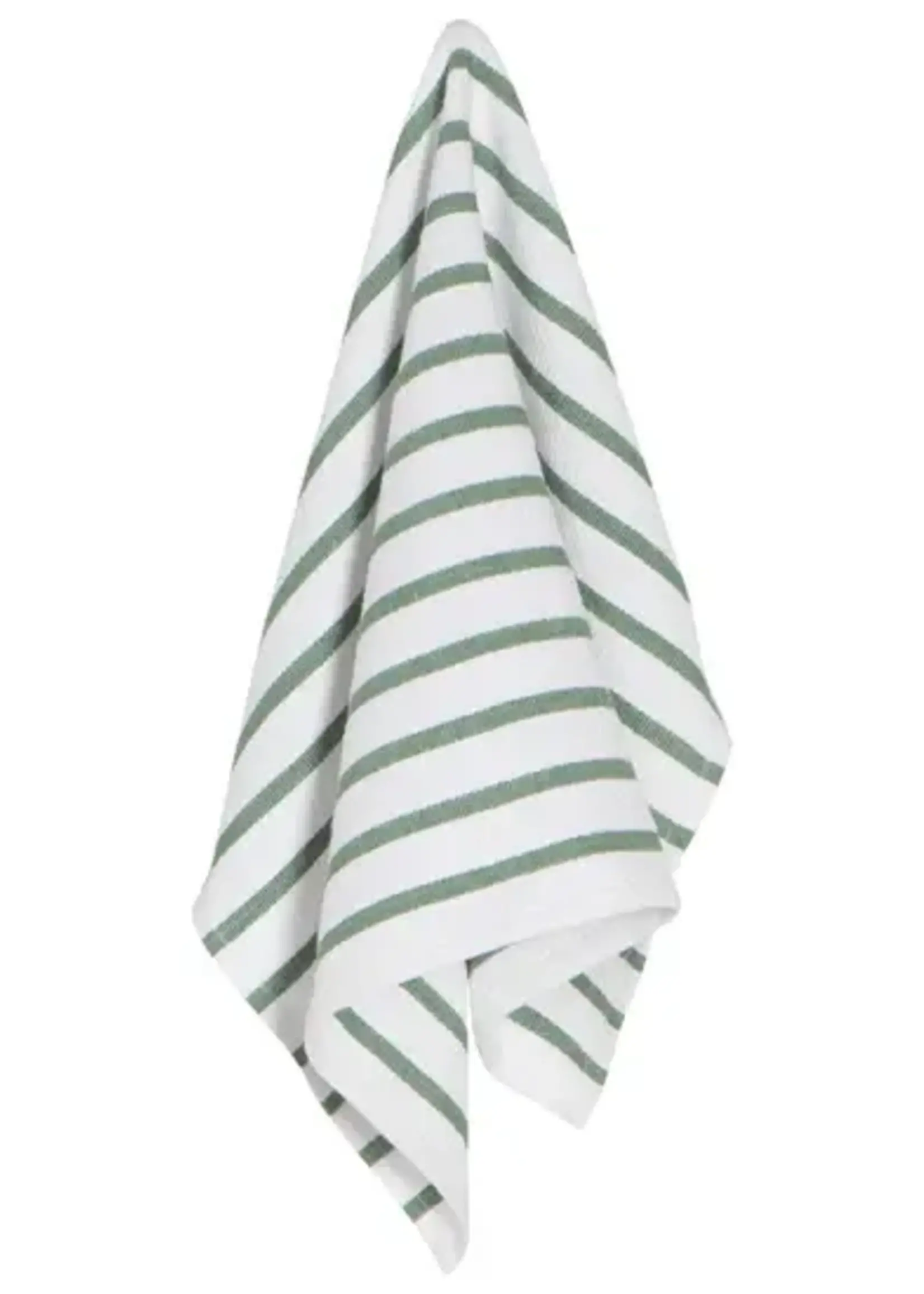 Danica *Elm Green Basketweave Tea Towel-Danica