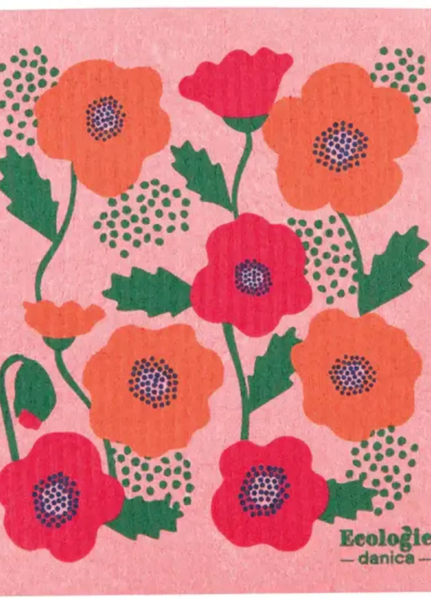 Danica *Poppies Swedish Cloth-Danica