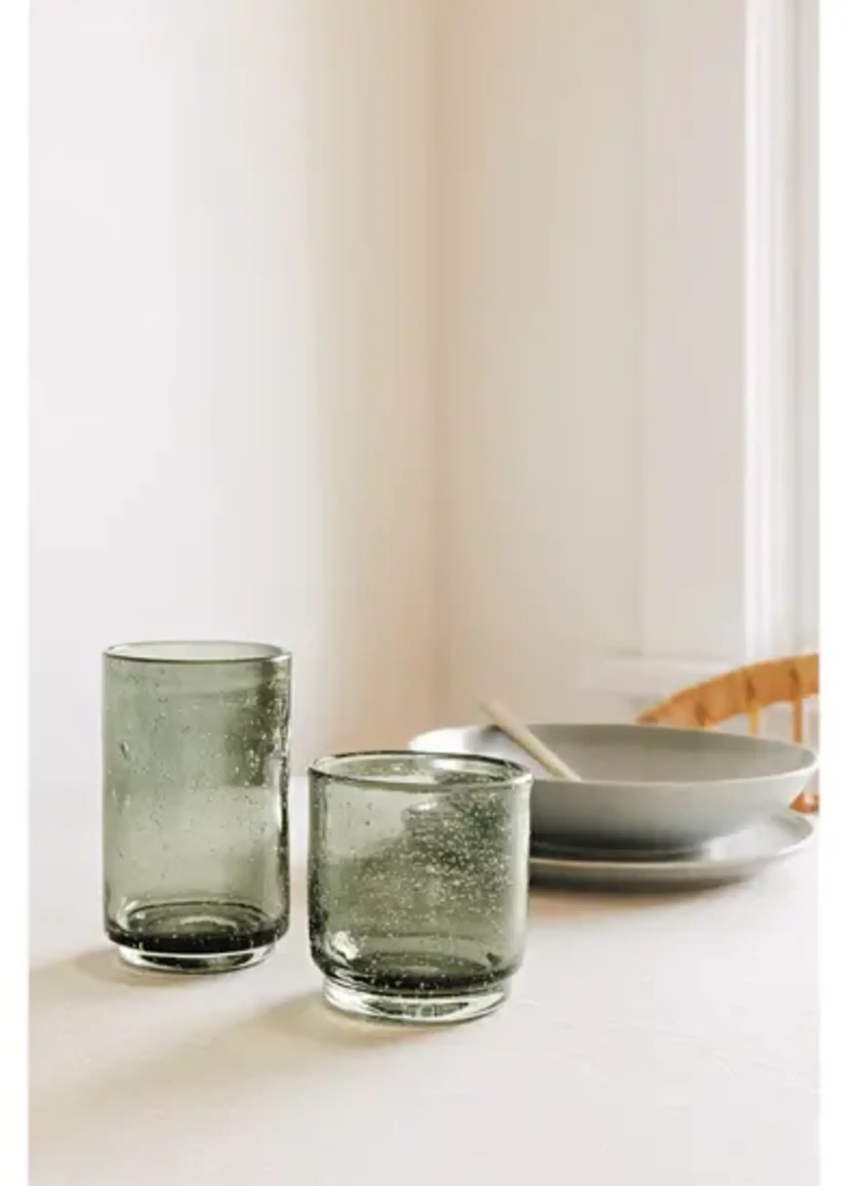 Danica *12oz Bubble Smokey Green Old Fashioned-Danica