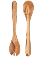 Danica *s/2 Olive Wood Salad Servers-Danica