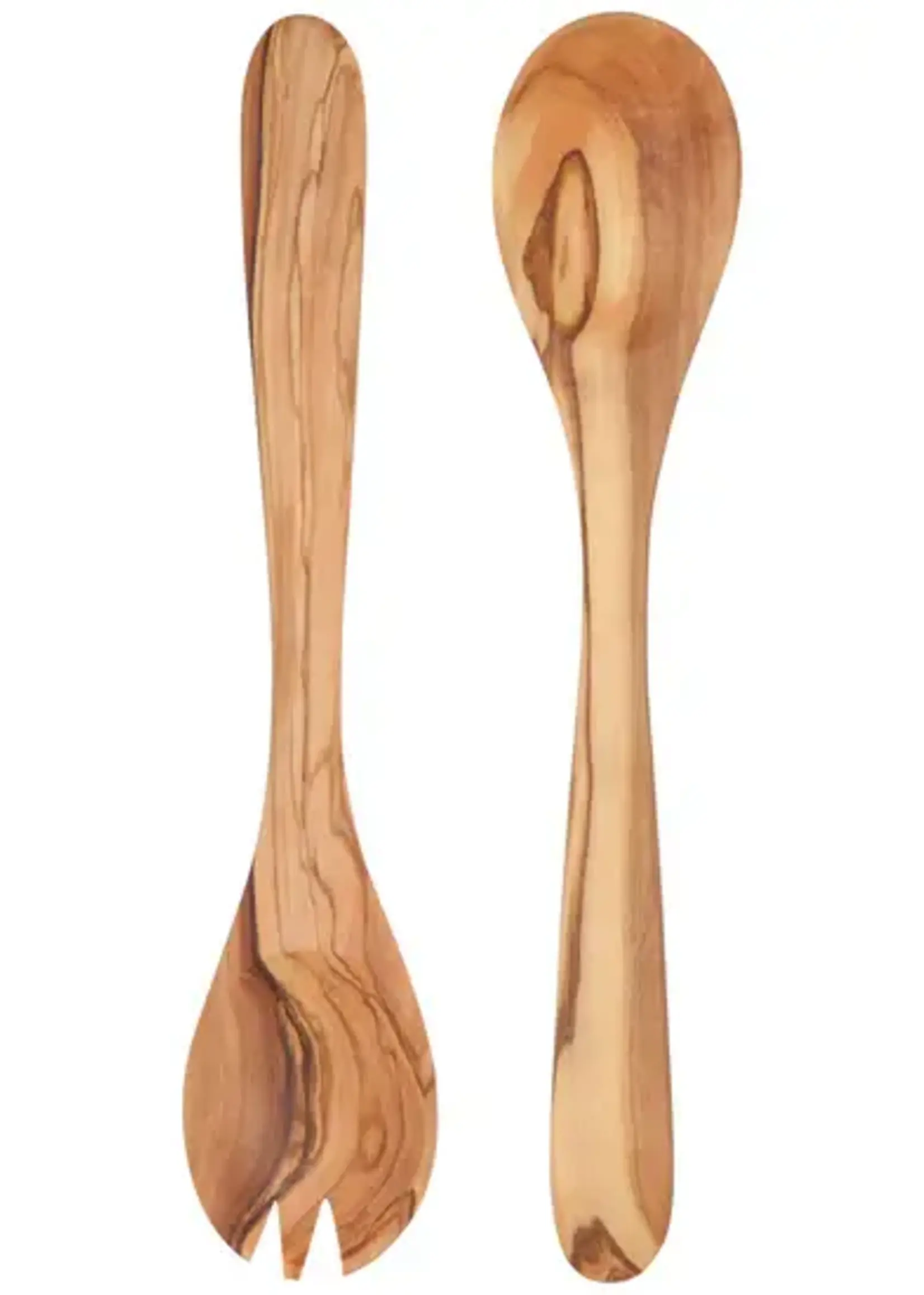 Danica *s/2 Olive Wood Salad Servers-Danica