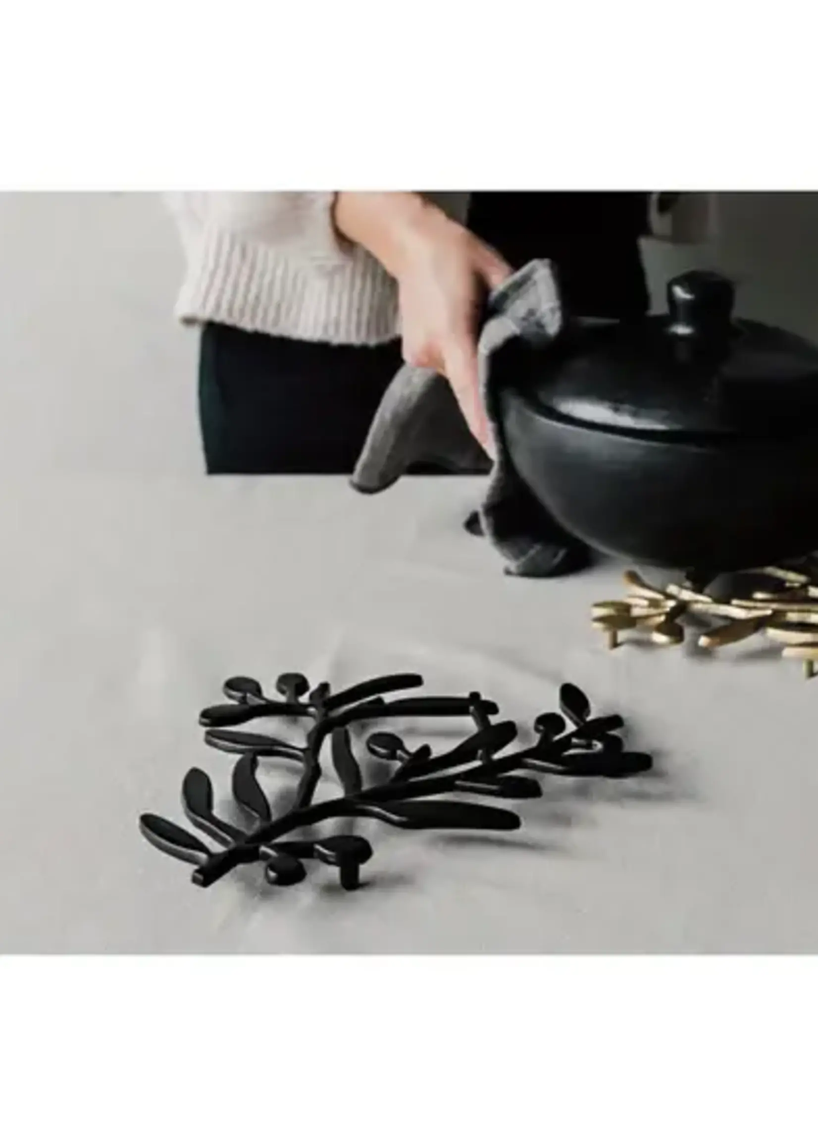 Danica *Gold Metal Leaf Trivet-Danica