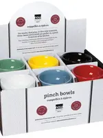Danica *2oz Asstd Ceramic Pinch Bowls-Danica