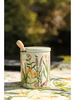 Danica *Mint Green Bees and Blooms Honey Pot-Danica
