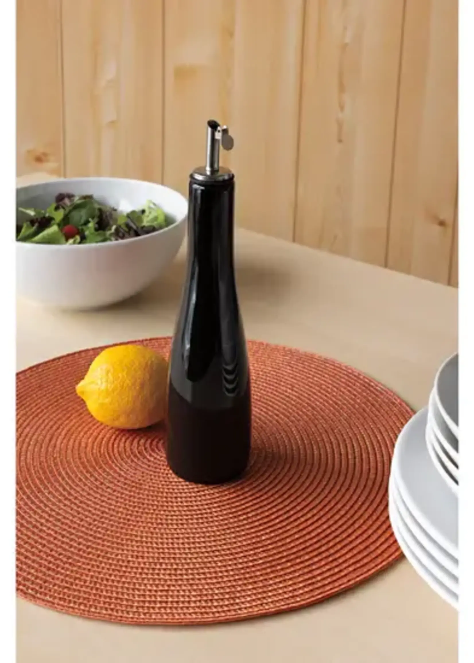 Danica *8oz Black Oil Cruet-Danica