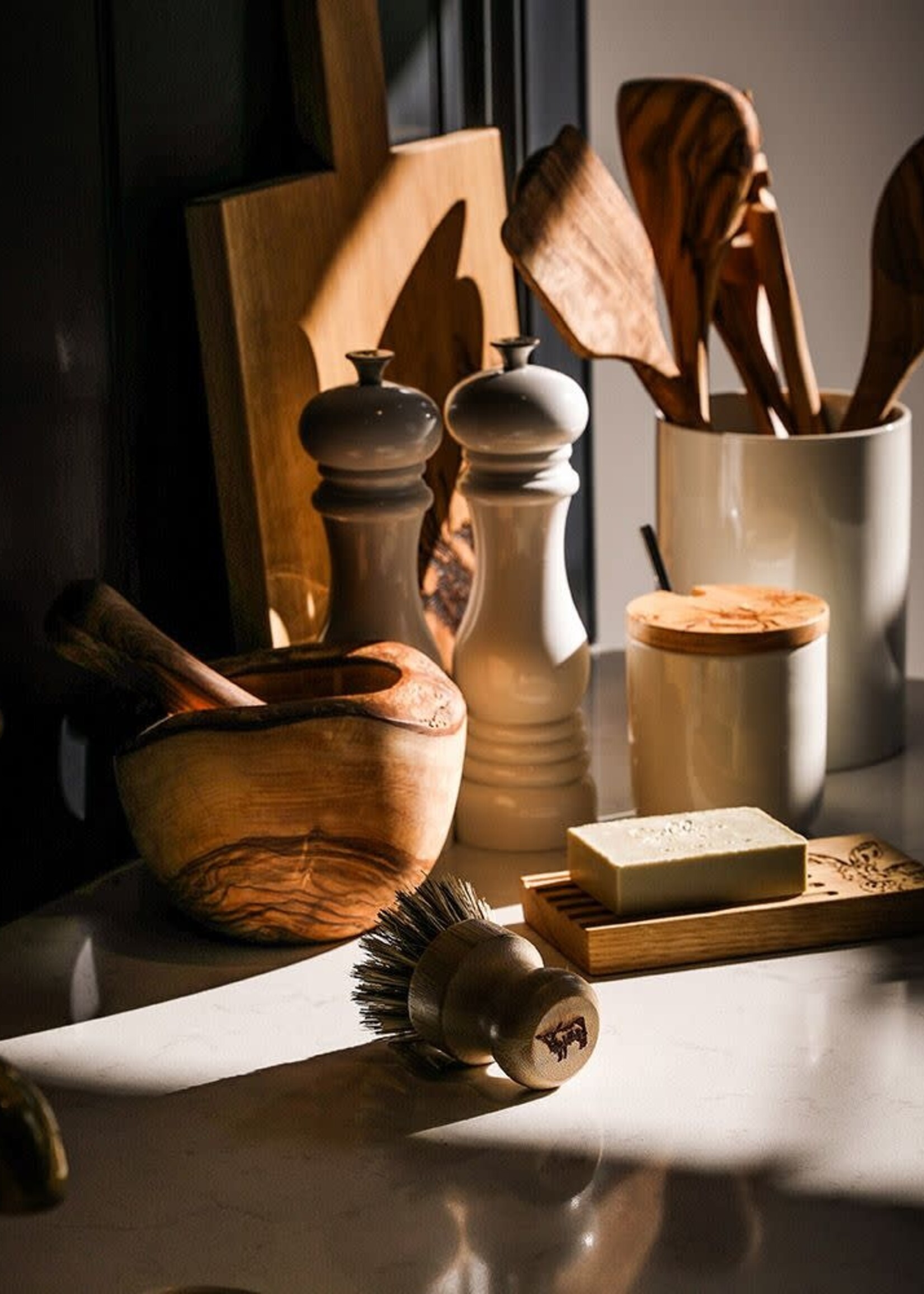 Selbrae House *Bamboo Highland Cow Pot Brush-Design