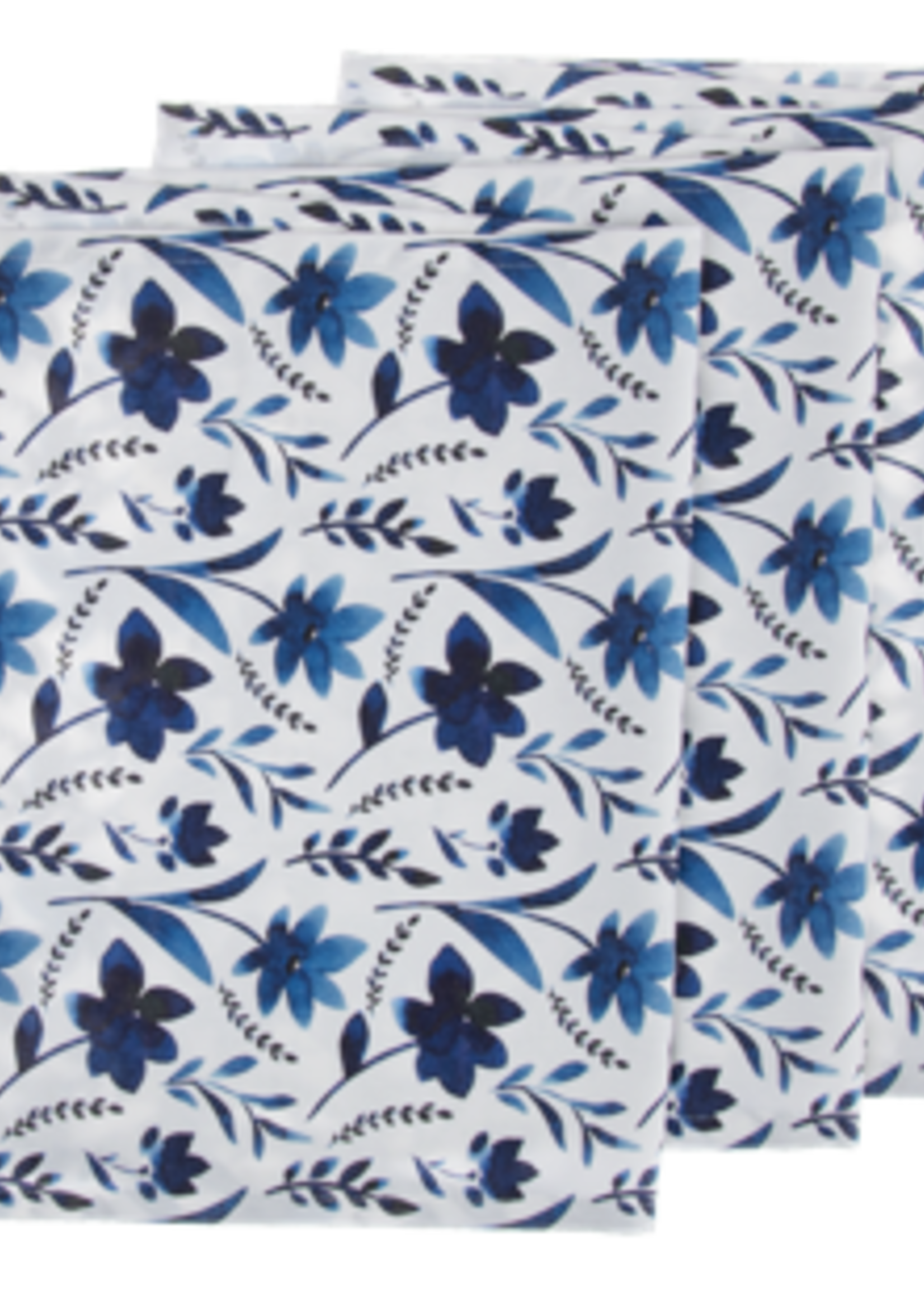 Ganz *96" Blue Multi Floral Table Runner-Ganz