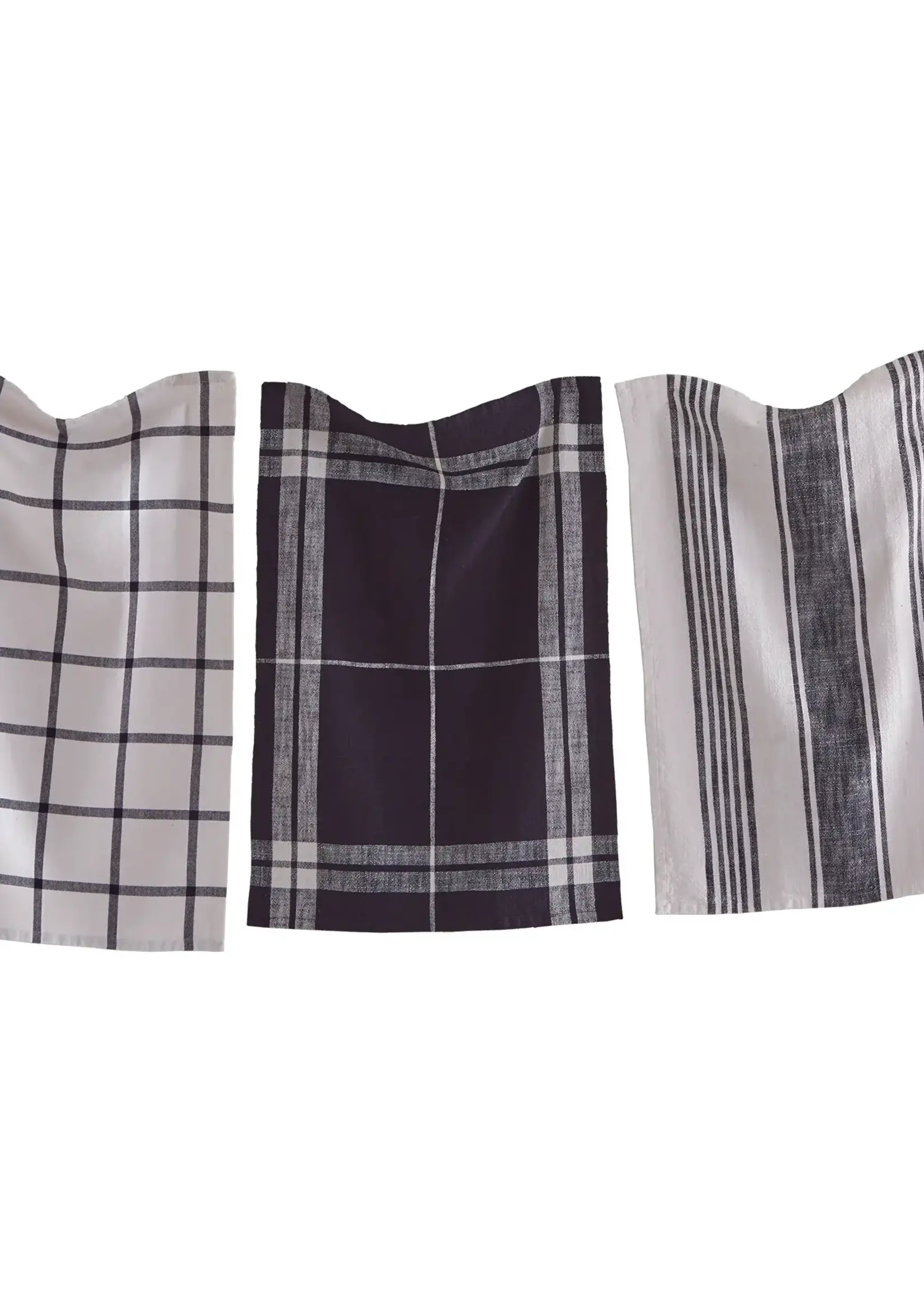 Tag *s/3 Black  ClassicTea Towels Tag-Design Home