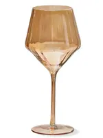 Tag *Amber Optic Stemmed Wine Glass-Design
