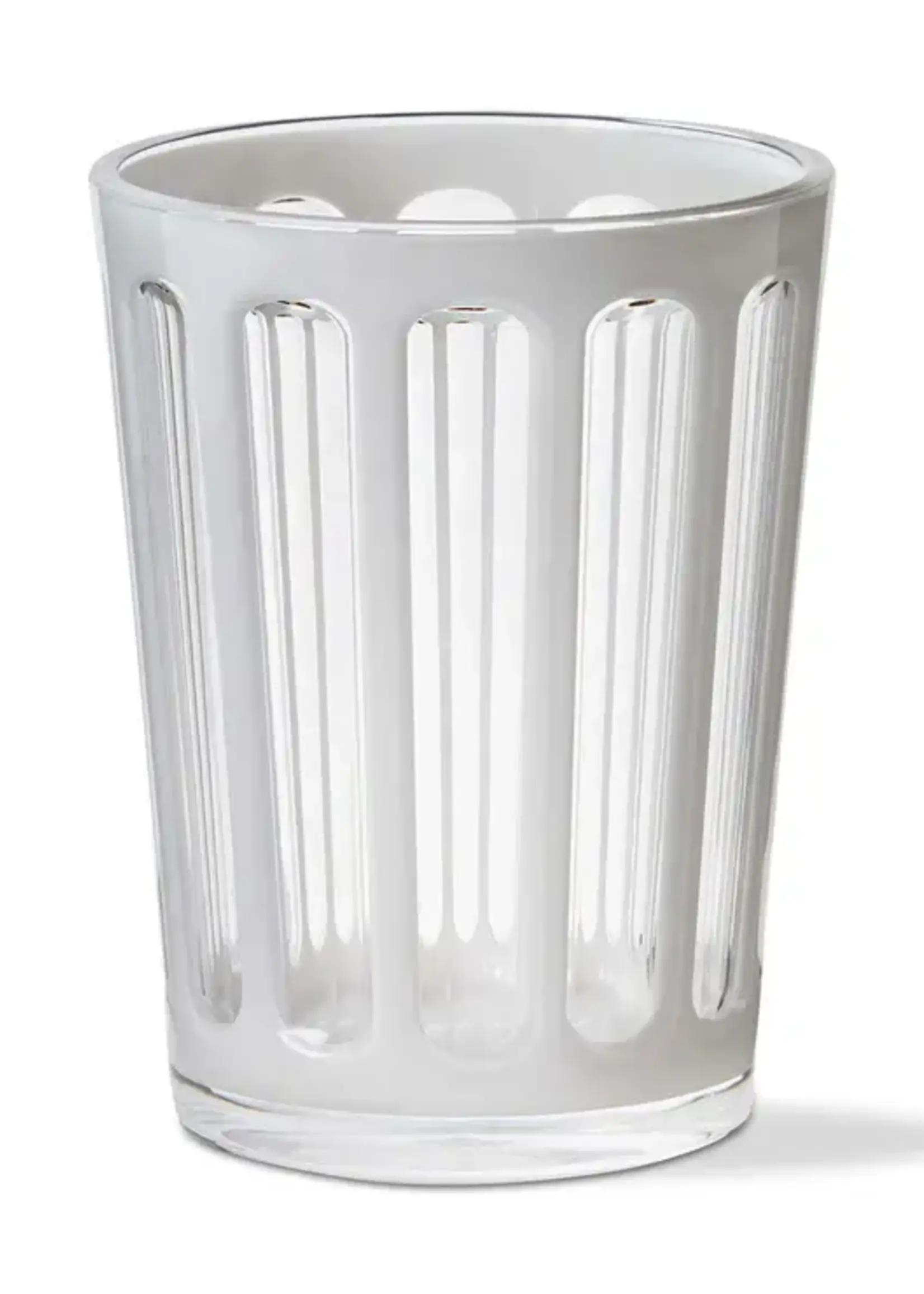 Tag *White Striped Acrylic Highball-Desogn