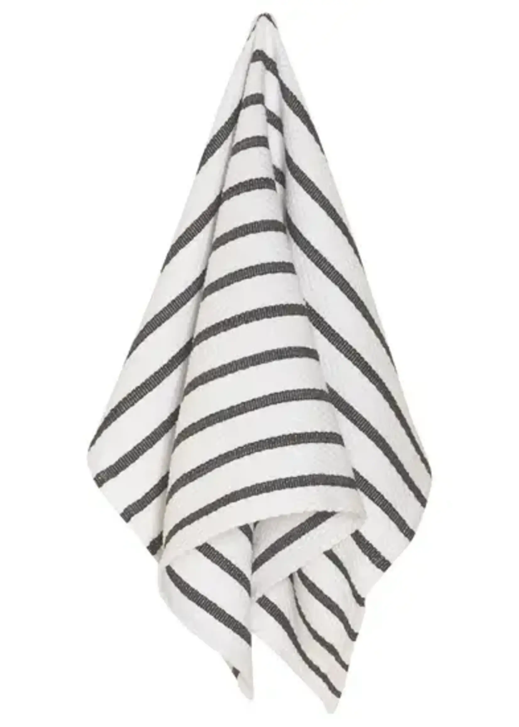 Danica *Black Basketweave Tea Towel-Danica