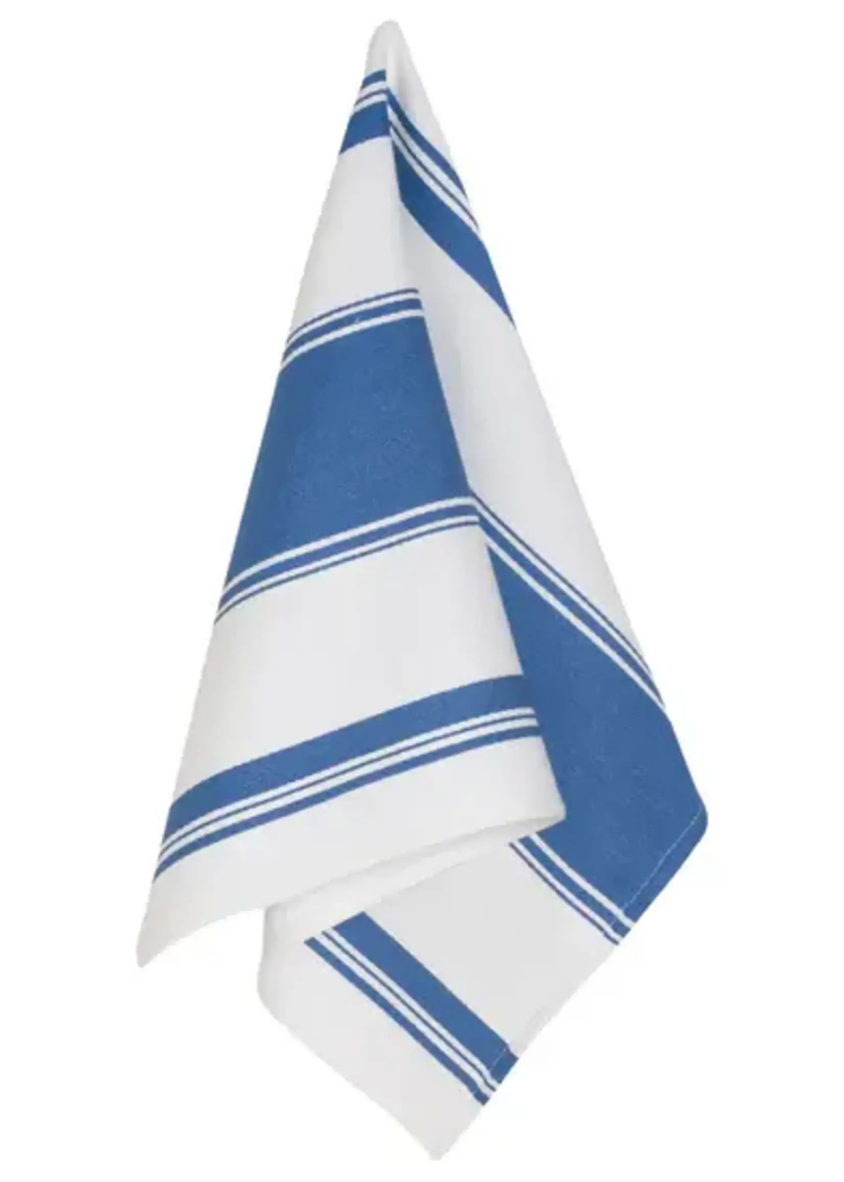 Danica *Royal/White Stripe Symmetry Tea Towel-Danica