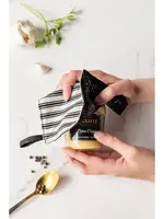 Danica *Black Ticking Stripe Jar Gripper-Danica