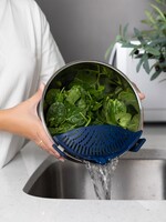 Foxrun *Silicone Navy Blue Pot Strainer-Foxrun