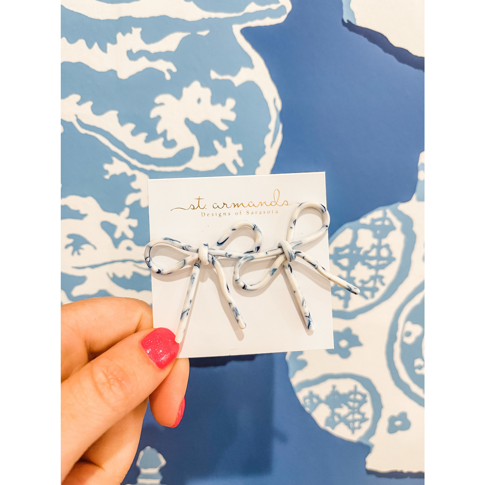 St. Armands St. Armands Bow Stud Earrings