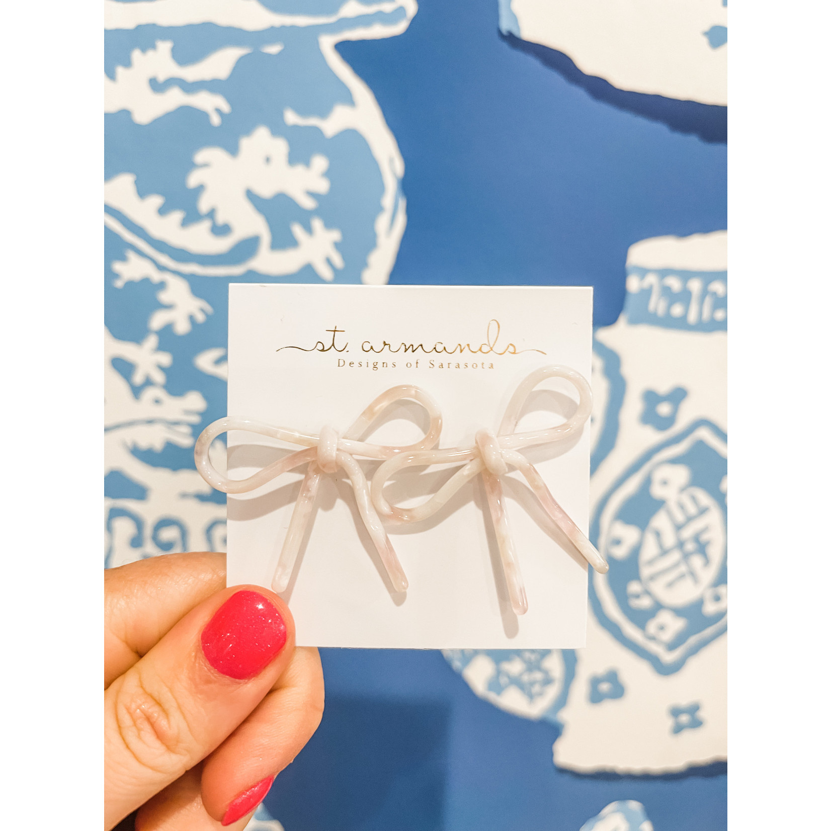 St. Armands St. Armands Bow Stud Earrings