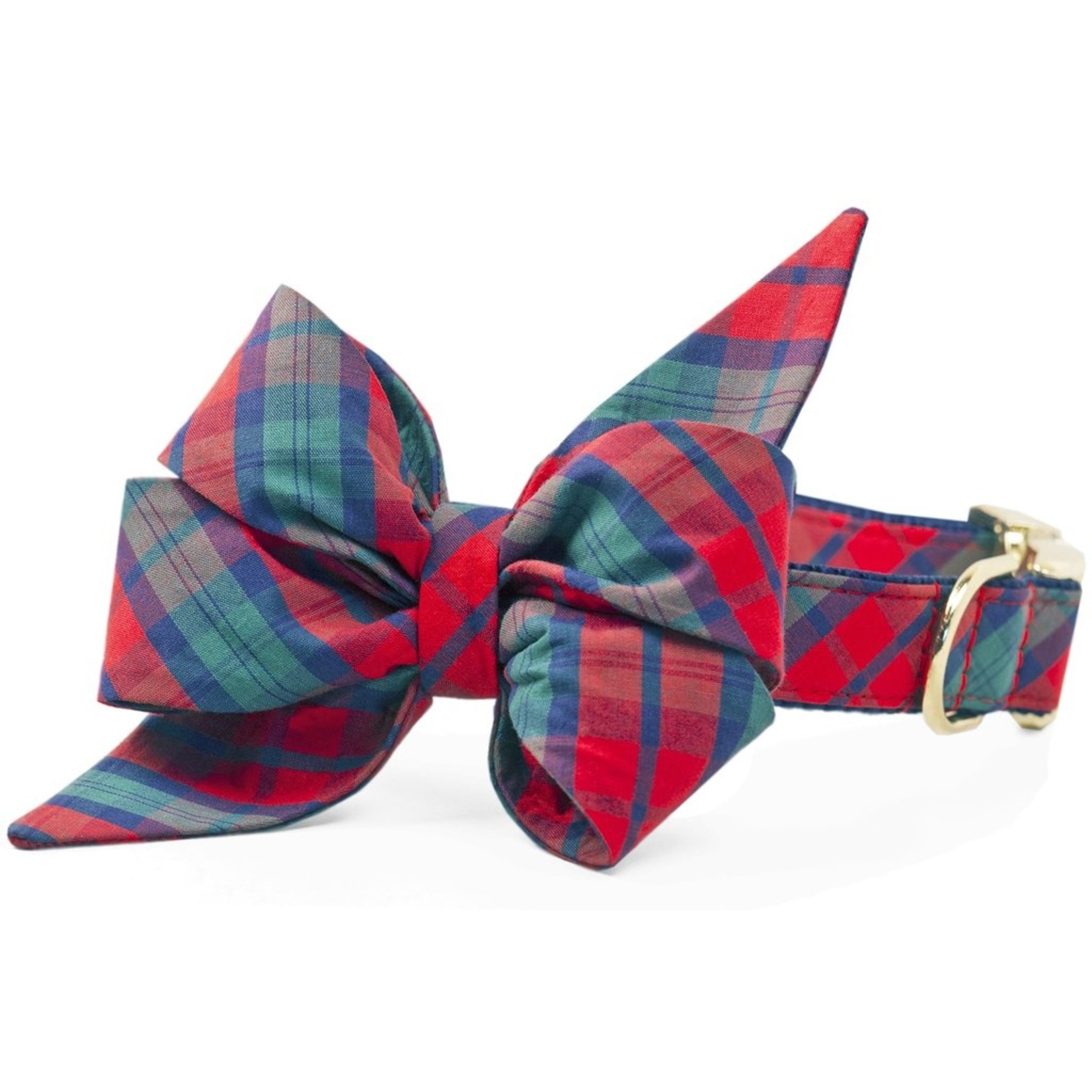 CREW LA LA Holiday Collection Belle Bow Dog Collar